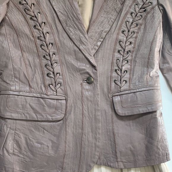 Authentic vintage Roberto Cavalli leather jacket M - Picture 4 of 11